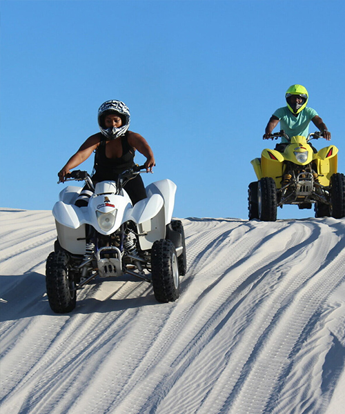 Quad Biking in the Atlantis Dunes